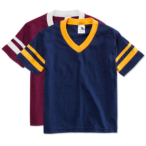 Augusta Youth Double Sleeve Stripe Jersey T-shirt