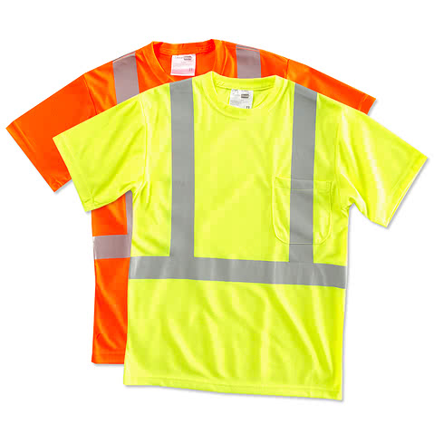 Hi vis shirts with on sale logo