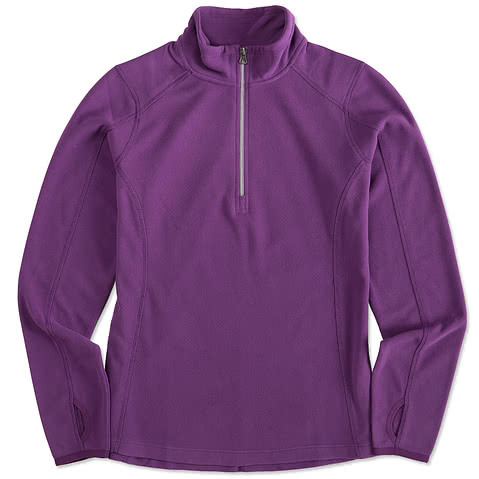 Port Authority Womens Quarter Zip Microfleece Pullover