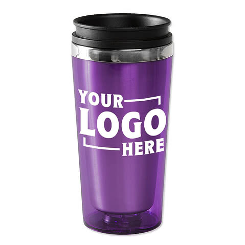 16 oz. Steel City Insulated Travel Mug