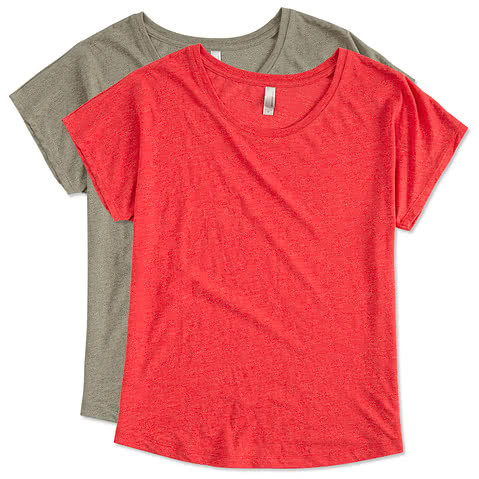 Next Level Womens Tri-Blend Dolman T-shirt
