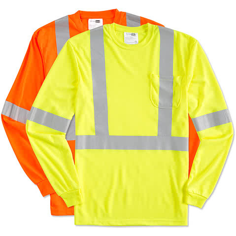 CornerStone Class 2 Long Sleeve Performance Safety Pocket Shirt