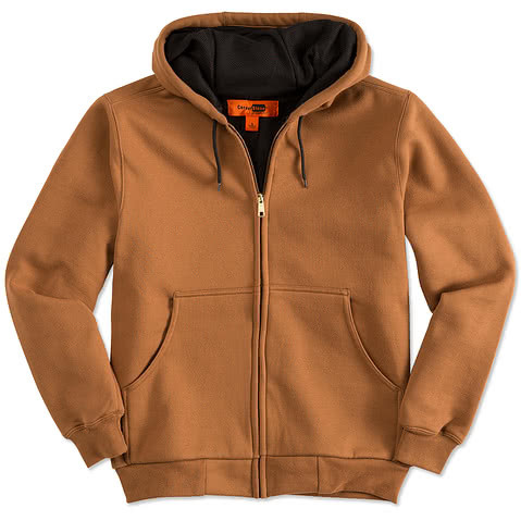 CornerStone Heavyweight Thermal Lined Zip Hoodie