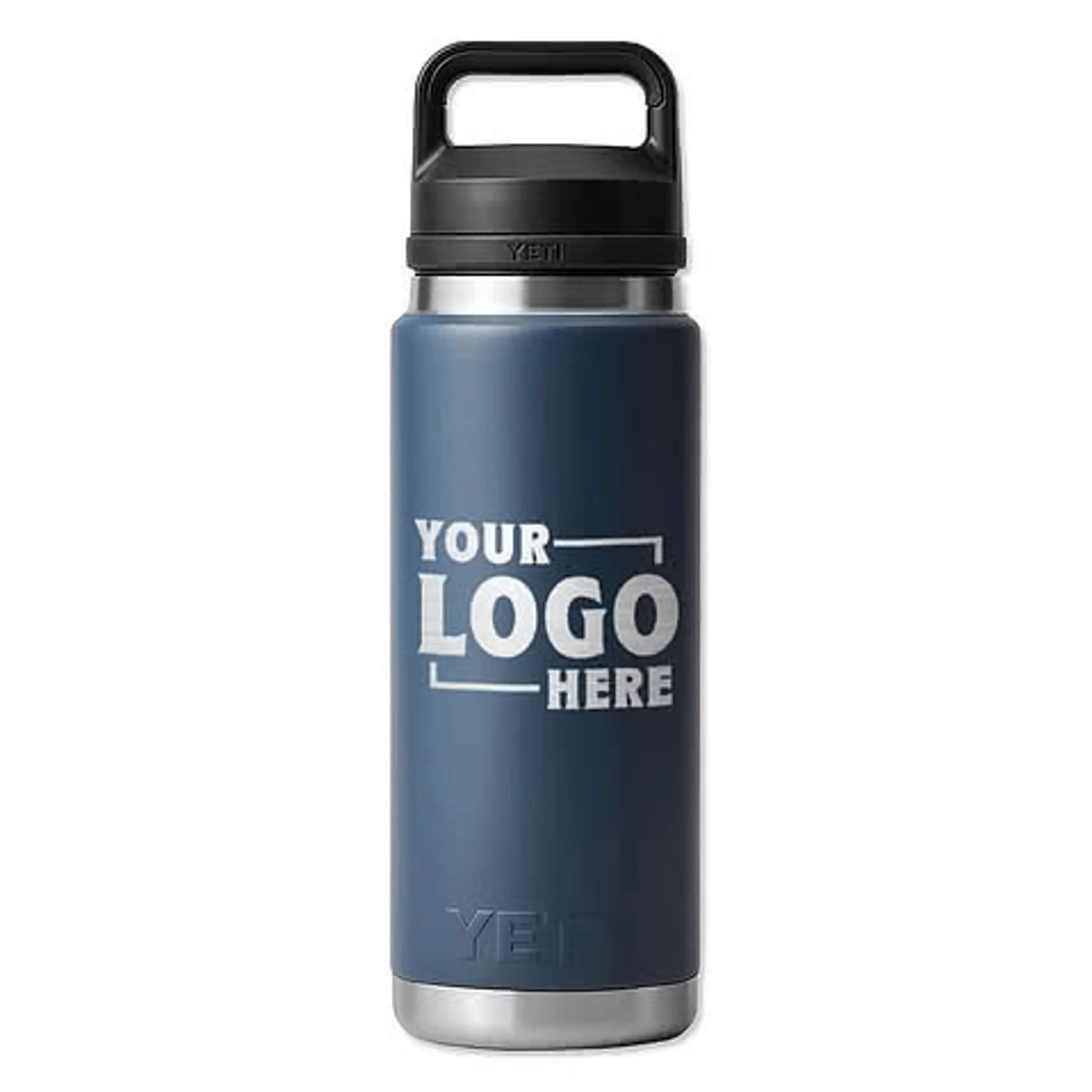 YETI Laser Engraved 26 oz. Rambler Insulated Water Bottle with Chug Cap