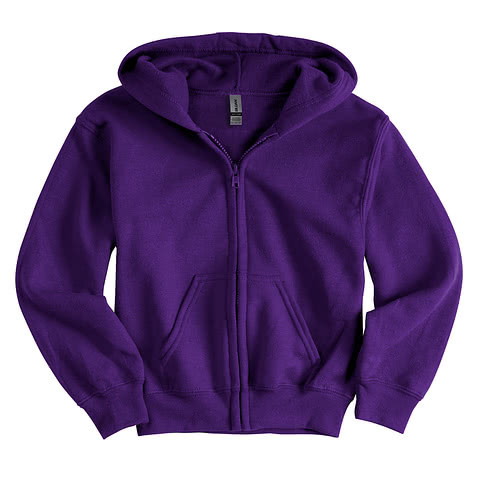Gildan Youth Midweight Zip Hoodie