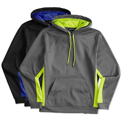 Sport-Tek Colorblock Performance Pullover Hoodie