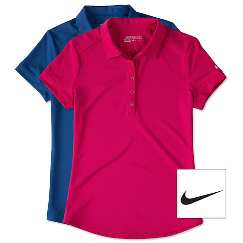 Nike Womens Dri-FIT Smooth Performance Polo