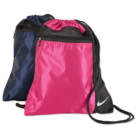 custom nike drawstring bags