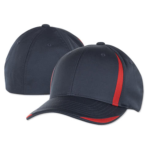 yupoong flexfit colorblock performance hat