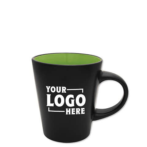 12 oz. Ceramic Two-Tone Noir Mug