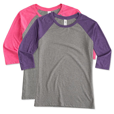 District Womens Tri-Blend Raglan T-shirt