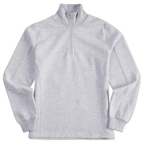Sport-Tek Premium Womens Quarter Zip Sweatshirt