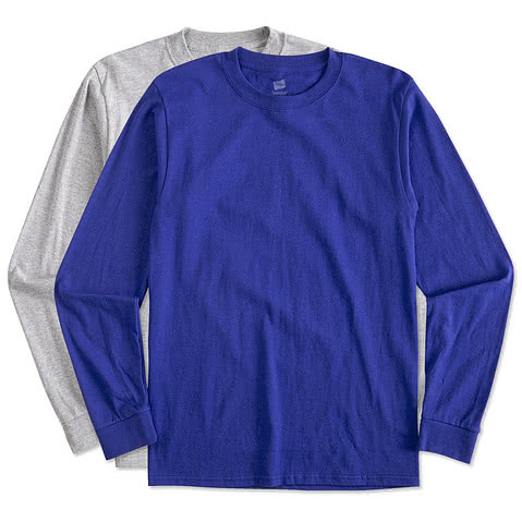 Hanes Essential 100% Cotton Long Sleeve T-shirt