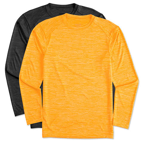 Augusta Tonal Heather Long Sleeve Performance Shirt