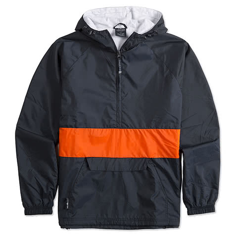Charles River Classic Striped Hooded Packable Anorak