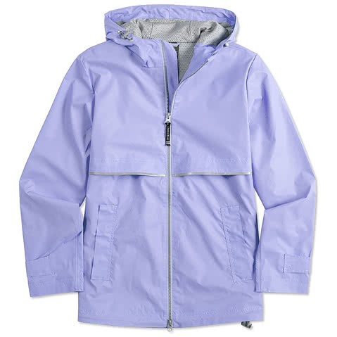 Charles River Womens New Englander Hooded Rain Jacket