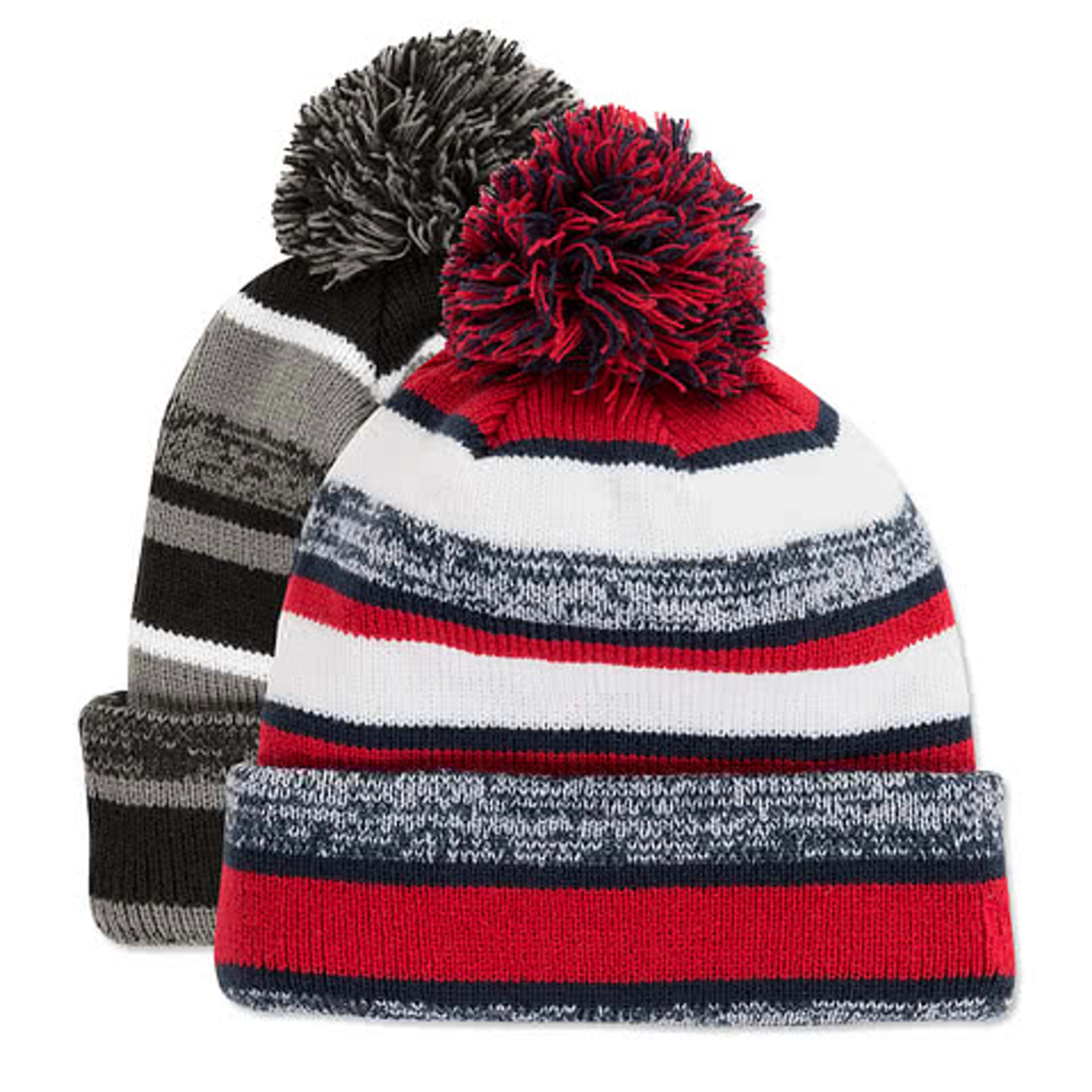 New Era Sideline Fleece Lined Pom Pom Beanie