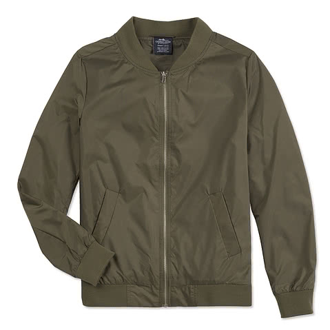 Corporate on sale bomber jacket