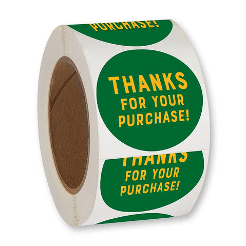 Full Color 2.5 Circle Roll Labels (Roll of 500)