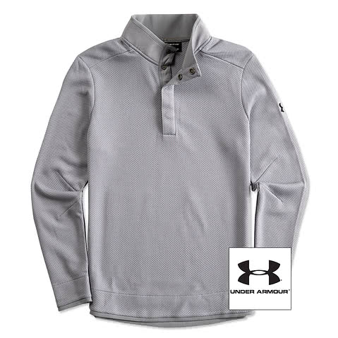 under armour button pullover