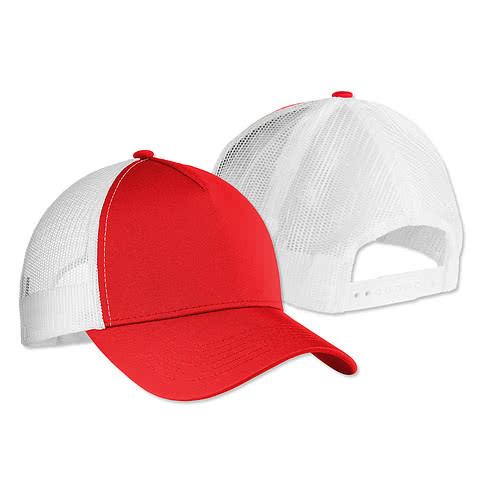 Sport-Tek Competitor Mesh Back Trucker Hat - Embroidered