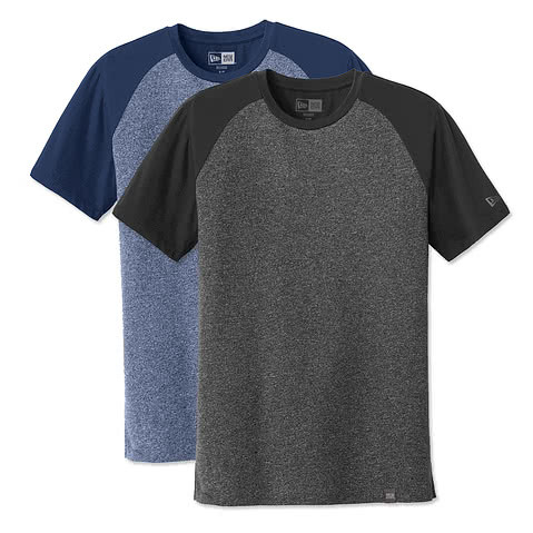 New Era Heritage Blend Short Sleeve Raglan T-shirt