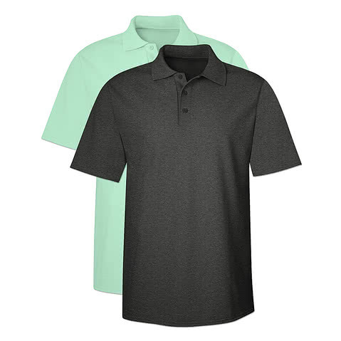 Hanes 50/50 Pique Polo