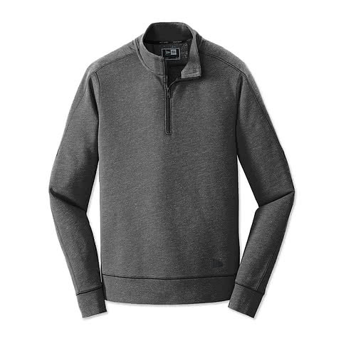 New Era Tri-Blend Quarter Zip Pullover