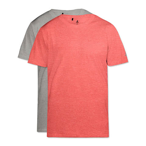 Adidas Heather 100% Recycled UPF 50 Performance Shirt