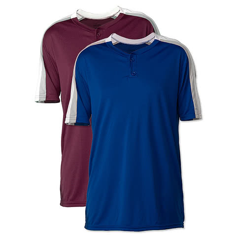 Augusta Colorblock Baseball Henley