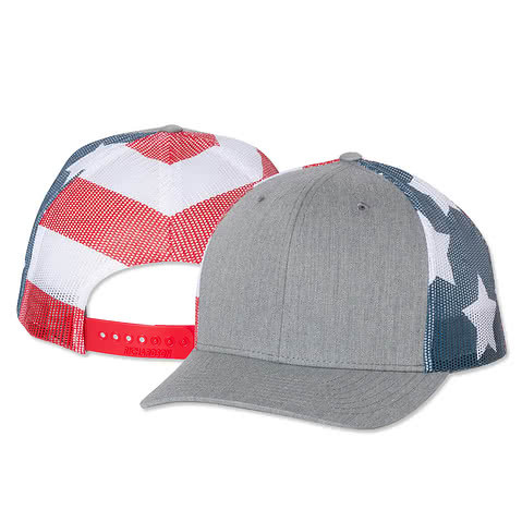 Richardson American Flag Trucker Hat