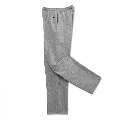 Champion Powerblend Midweight Open Bottom Sweatpants