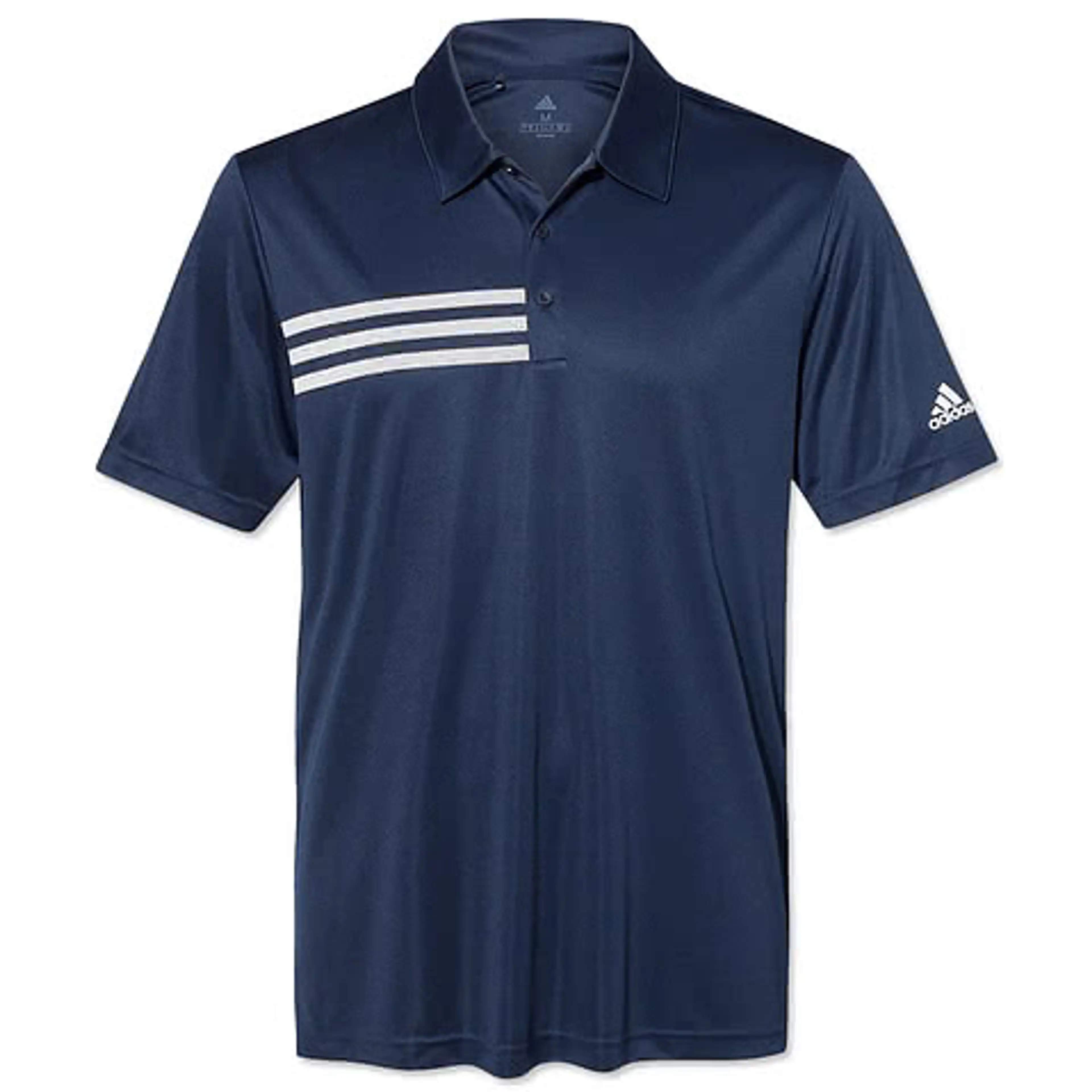 Adidas 3-Stripes UPF 50+ Performance Polo - Embroidered